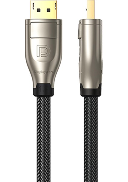 8K 60Hz 4K 144Hz v1.4 DisplayPort Görüntü ve Ses Aktarım Kablosu 3 Metre