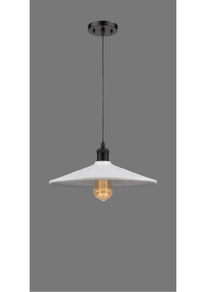 Sarkıt Avize Beyaz Avize Modern Spor Sakıt 40 cm