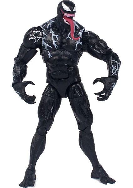 Venom 2 Figürü Mafsallı Hareketli Model Süsleri Marvel Süper Kahraman Periferik Bebek (Yurt Dışından)