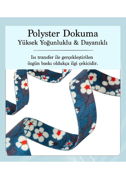 Çiçek Desenli Mavi Kedi Tasma Kayışı indirimleri