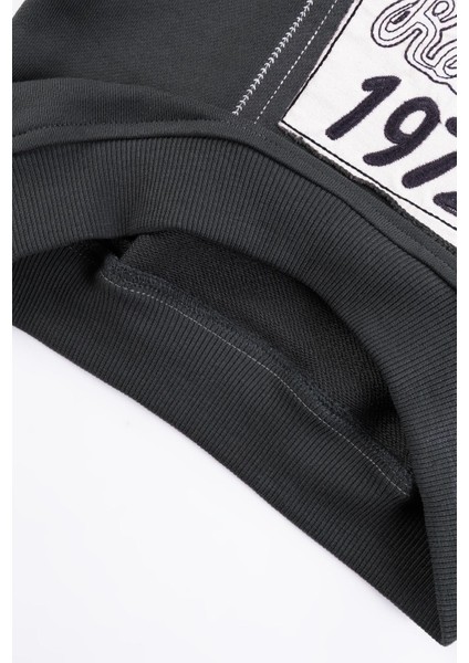 Kapüşonlu Pamuk Erkek Çocuk Sweatshirt