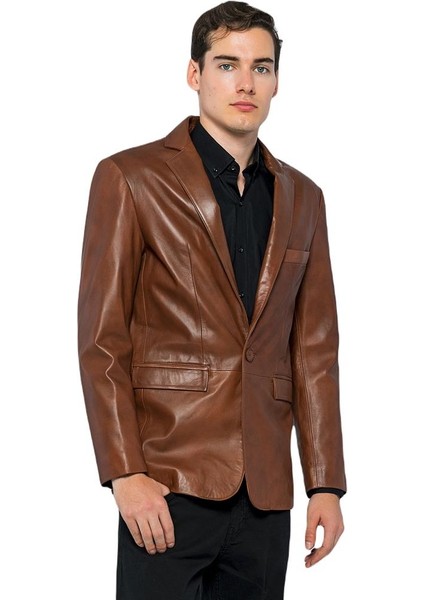 Erkek Deri Blazer Ceket - Eblazer modelleri