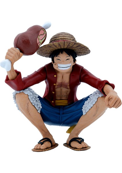 Tek Parça Şekil Çömelmiş Luffy Koa Sanat Modeli Süsleme Oyuncaklar Animasyon Çevresel Hediyeler (Yurt Dışından)