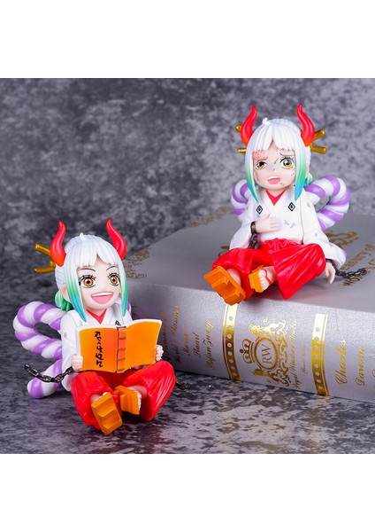 Tek Parça Tek Parça Onigashima Wano Ülke Q Versiyonu Yamato Figürü Kaido'nun Kızı Modeli Süsleme (Yurt Dışından)