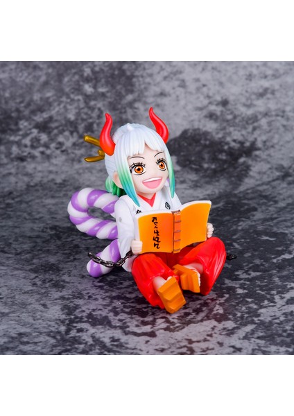 Tek Parça Tek Parça Onigashima Wano Ülke Q Versiyonu Yamato Figürü Kaido'nun Kızı Modeli Süsleme (Yurt Dışından)