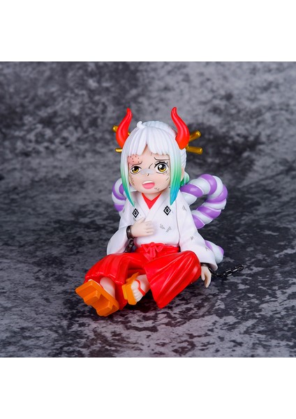 Tek Parça Tek Parça Onigashima Wano Ülke Q Versiyonu Yamato Figürü Kaido'nun Kızı Modeli Süsleme (Yurt Dışından)