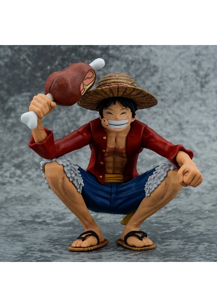 Tek Parça Şekil Çömelmiş Luffy Koa Sanat Modeli Süsleme Oyuncaklar Animasyon Çevresel Hediyeler (Yurt Dışından) modelleri