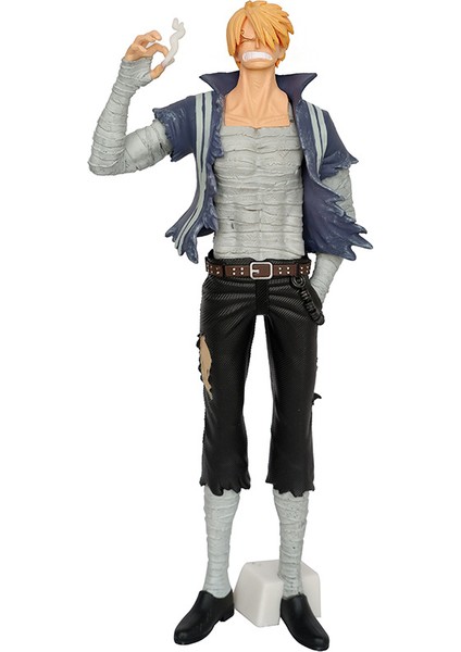Tek Parça 3D2Y Sessizlik Luffy'nin Kanlı Zoro Gökyüzü Adası Sanji Anime Modeli Şekil Çevresel Süsler (Yurt Dışından)