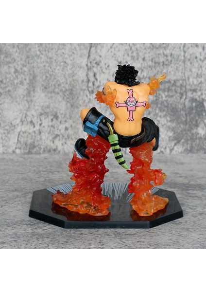 Tek Parça Hediye Kutusu El Yapımı Ofis Modeli Zoro Luffy Dağ Yangın Yumruk Çapraz Acero Savaşan Devletler Renk Kutusu (Yurt Dışından)
