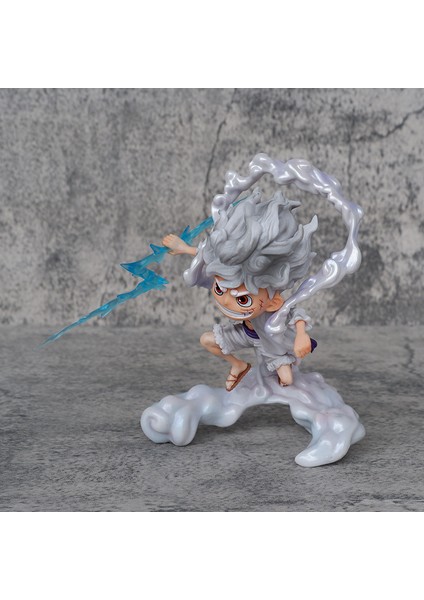 Tek Parça Sd Nika Luffy Beşinci Vites Luffy Meyve Uyanış Modeli Süsler Heykeli Kutulu Şekil (Yurt Dışından)