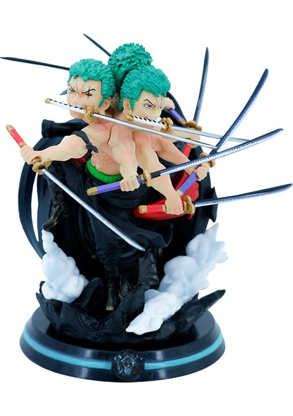 Tek Parça Gk Siyah Halat Tornado Zoro Wcf Onigashima Ultimate Rezonans Serisi Heykeli Kutulu Şekil Modeli (Yurt Dışından)