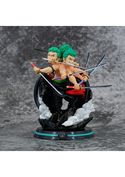 Tek Parça Gk Siyah Halat Tornado Zoro Wcf Onigashima Ultimate Rezonans Serisi Heykeli Kutulu Şekil Modeli (Yurt Dışından)