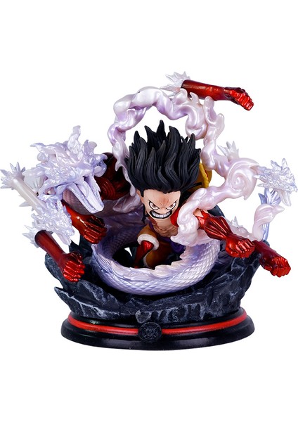 Anime Modeli El Yapımı Ten-E Onigashima Beşinci Kurşun Hydra Luffy Heykeli El Yapımı Model (Yurt Dışından)
