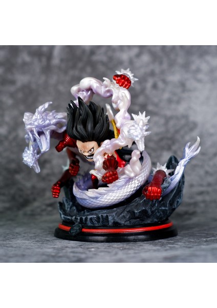 Anime Modeli El Yapımı Ten-E Onigashima Beşinci Kurşun Hydra Luffy Heykeli El Yapımı Model (Yurt Dışından)