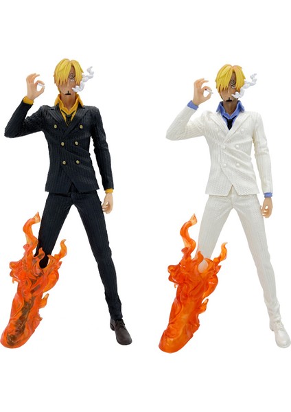 Anime Figürü Tek Parça Gk Fantasy Sanji Siyah ve Beyaz Çift Başlı Oyma Süper Şekil Heykeli Kutulu Model (Yurt Dışından) fırsatları