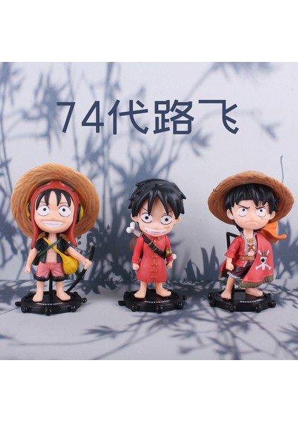 48 Nesil 3 Luffy Modeli El Karikatür Komple Set S Versiyonu Luffy Anime Bebek Araba Süsleri (Yurt Dışından)