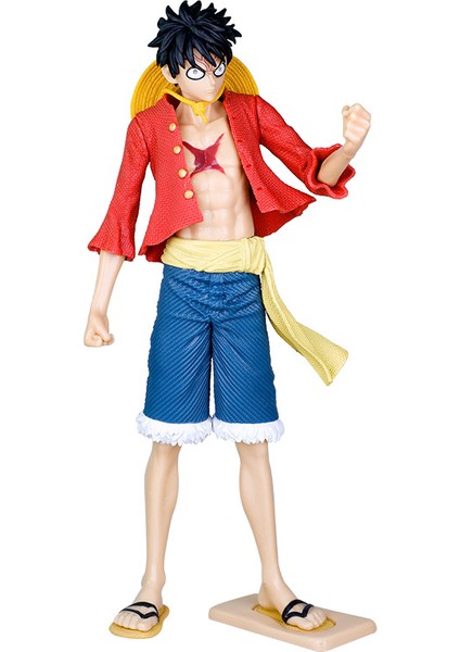 Tek Parça Luffy Şekil Hasır Şapka Korsanları Heykel Modeli Süsleme (Yurt Dışından)