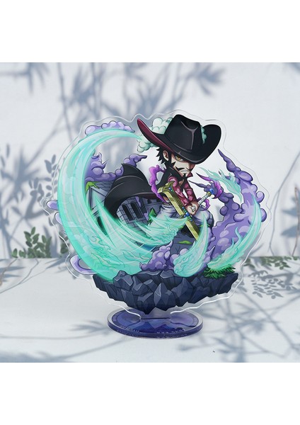 Akrilik Anime Süsleri Tek Parça Luffy Zoro Standı Komik Sergi Standı (Yurt Dışından)