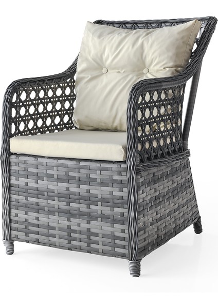 Floray - Rattan Bahçe Balkon Çay Takımı