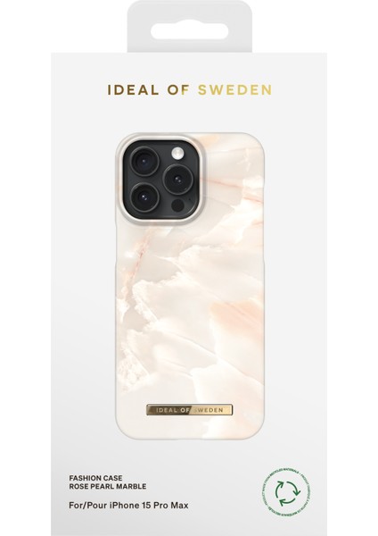 Fashion Case iPhone 15 Pro Max Telefon Kılıfı Pembe
