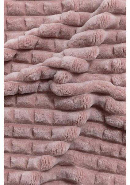 Modern Line 3 Parça Battaniye Seti - Pembe fiyatları