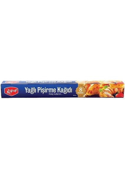 Yağlı Fırın Tepsi Pişirme Kızartma Kağıdı - 8 Metre - 5 Kutu fiyatları