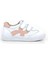Hakiki Deri Beyaz Pembe Cırtlı Çocuk Spor Ayakkabı 2