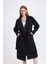 Seba Collection Kemerli Kruvaze Yaka Trençkot KDN-1006 2