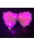 Peluşlu Pofuduk Kürklü LED Işıklı Lüks Parti Tacı 1