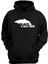 Unisex Kara Panter Black Panther Logosu Siyah Normal Kalıp Sweatshirt 1