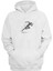 Unisex Koşan Adam Beyaz Normal Kalıp Sweatshirt 1