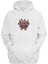 Unisex Kahverengi Baykuş Illüstrasyon Beyaz Normal Kalıp Sweatshirt 1