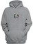 Unisex Renkli Kedi Illüstrasyon Gri Normal Kalıp Sweatshirt 1