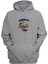 Unisex Ağaç ve Hayvanlar Baskılı Gri Normal Kalıp Sweatshirt 1