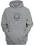 Unisex Siyah ve Gri Kaplan Illüstrasyon Gri Normal Kalıp Sweatshirt 1