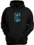 Unisex El Gato Negroi Llüstrasyon Siyah Normal Kalıp Sweatshirt 1