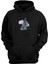 Unisex Grafiti Mikroskom Siyah Normal Kalıp Sweatshirt 1