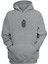 Unisex Siyah El Bombası Ilüstrasyon Gri Normal Kalıp Sweatshirt 1