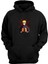 Unisex Uzumaki Naruto Illüstrasyon Siyah Normal Kalıp Sweatshirt 1