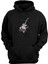 Unisex Warlock Elektrik Gitar Mor Siyah Normal Kalıp Sweatshirt 1