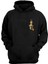 Unisex Buz Devri Sincap Illüstrasyon Siyah Normal Kalıp Sweatshirt 1