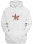 Unisex Mikrofon Suluboya Resim Öklid Beyaz Normal Kalıp Sweatshirt 1