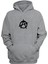 Unisex Anarşi Gri Normal Kalıp Sweatshirt 1