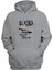 Unisex Alaska Uçak Gri Normal Kalıp Sweatshirt 1