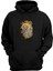 Unisex Giyen Meksika Siyah Normal Kalıp Sweatshirt 1