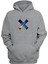 Galaxy Gece Gökyüzü Gri Normal Kalıp Sweatshirt 1