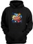 Unisex Amerikan Futbol Topu Siyah Normal Kalıp Sweatshirt 1
