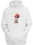Unisex Astronot Takım Elbise Çizimi ve Ay Beyaz Normal Kalıp Sweatshirt 1