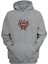 Unisex Kahverengi Baykuş Illüstrasyon Gri Normal Kalıp Sweatshirt 1