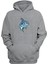 Unisex Grive Deniz Mavisi Köpekbalığı Gri Normal Kalıp Sweatshirt 1